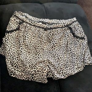 Pajama cheetah Shorts